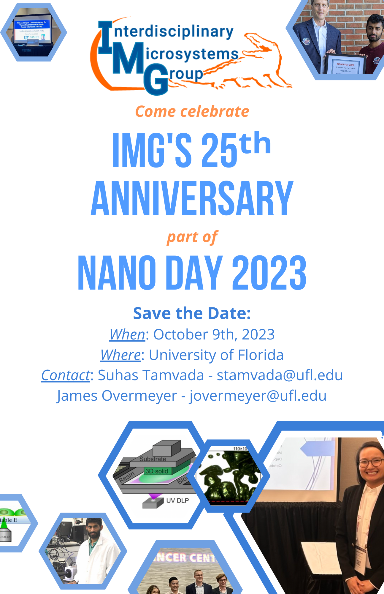 Save the date flyer